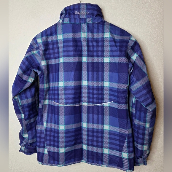 Columbia Bugaboo Girls Omnitech Ski Jacket, Purple Plaid, Size L (14-16) - Picture 4 of 7